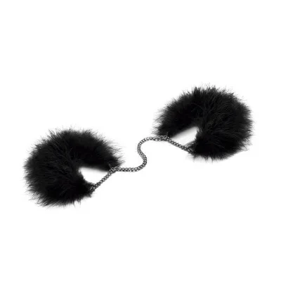 Пухнасті наручники Bijoux Indiscrets Za za zu - feahter handcuffs, пір'яні, подарункове паковання