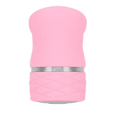 Розкішний вібратор PILLOW TALK - Flirty Pink з кристалом Swarovski, гнучка головка
