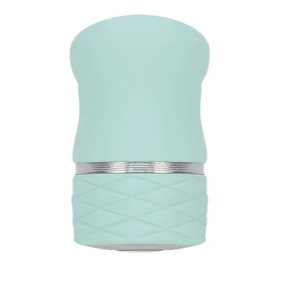 Розкішний вібратор PILLOW TALK - Flirty Teal з кристалом Swarovski, гнучка головка