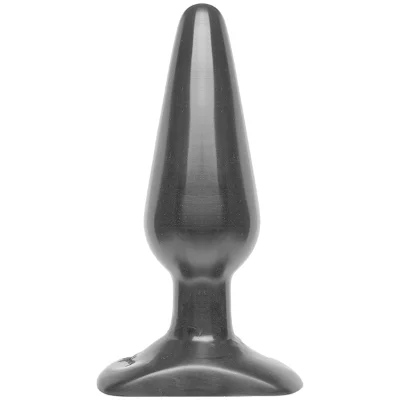 Анальна пробка Doc Johnson Smooth Classic Medium - Black, макс. діаметр 4,2 см