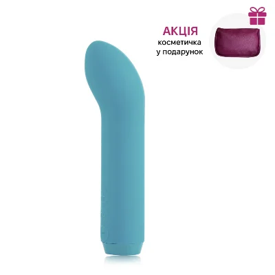 Преміум вібратор Je Joue - G-Spot Bullet Vibrator Teal з глибокою вібрацією + подарунок косметичка