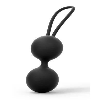 Вагінальні кульки Dorcel Dual Balls Black, діаметр 3,6 см, маса 55 г