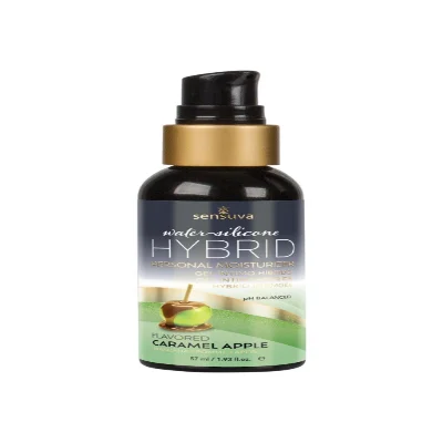 Змазка водно-силіконова Sensuva Hybrid Caramel Apple (57 мл) без цукру, можна для оральних пестощів