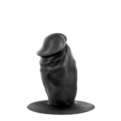 Фалоімітатор Real Body — Real Tim Black, TPE, діаметр 3,4 см