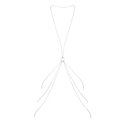 Ланцюжок для тіла Bijoux Indiscrets Magnifique 8 Body Chain — Silver
