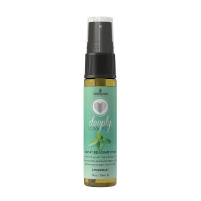 Спрей для мінету Sensuva Deeply Love You Spearmint (29 мл), для глибокого мінету