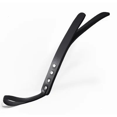 Падл двошаровий Feral Feelings Leather Mini Paddle Black, натуральна шкіра