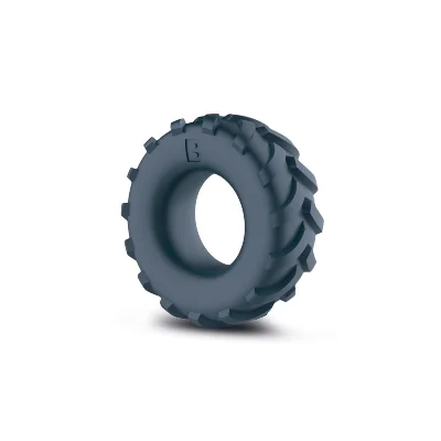 Ерекційне кільце-шина Boners Tire Cock Ring – Grey, внутрішній діаметр 2,5 см
