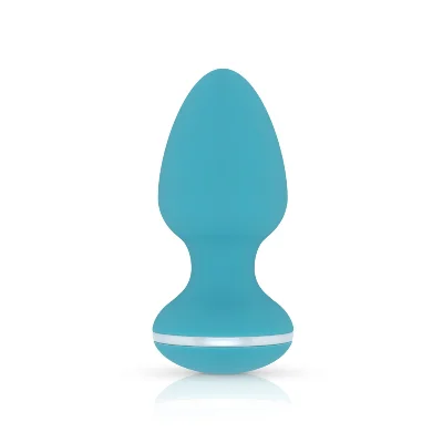 Анальна вібропробка Cala Azul – Blanca Vibrating anal plug, 10 режимів