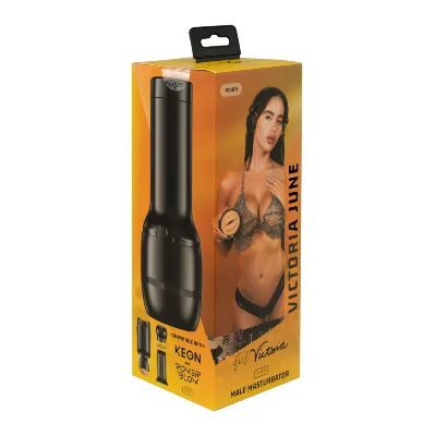 Мастурбатор Kiiroo Feel Victoria June Mouth Stroker PBC, сумісний з PowerBlow і Keon