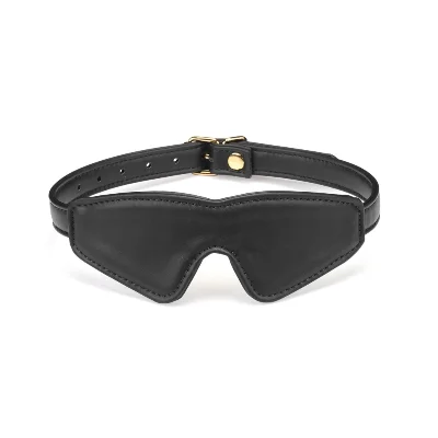 Маска на очі Liebe Seele Black Organosilicon Blindfold, екошкіра