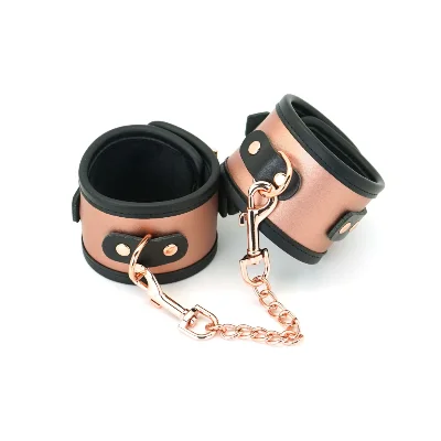 Поножі Liebe Seele Rose Gold Memory Ankle Cuffs, натуральна шкіра, рожеве золото