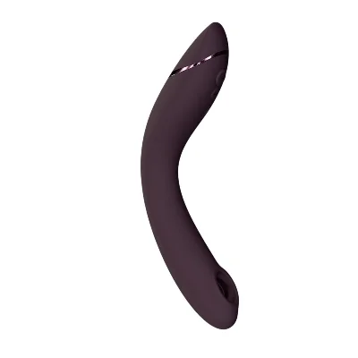 Вакуумний стимулятор для точки G та клітора з вібрацією Womanizer OG Aubergine, 12 рівнів, 3 режими