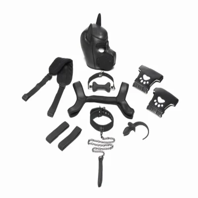 Набір BDSM цуценя Master Series Luxury Pup Arsenal Set - Black