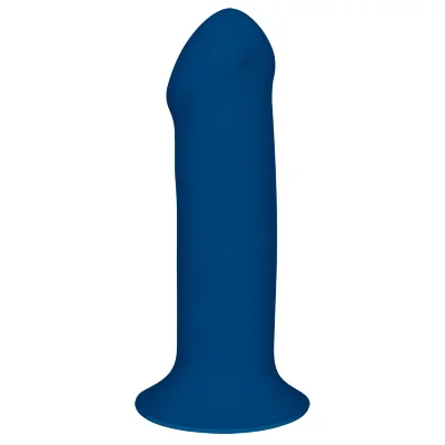 Двошаровий дилдо Adrien Lastic Hitsens 1 Blue, підходить для страпона, діаметр 4,5 см, довжина 17,7 см