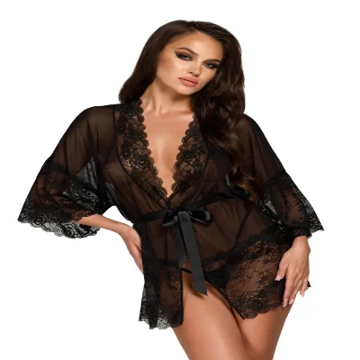Пеньюар Kissable Midnight Kiss Negligee L/XL