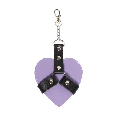 Брелок на карабіні для ключів Art of Sex Chained Heart, Лаванда