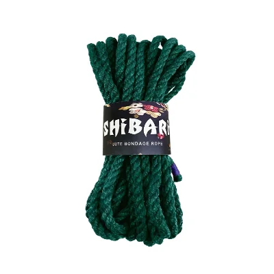 Джутова мотузка для шибарі Feral Feelings Shibari Rope, 8 м зелена