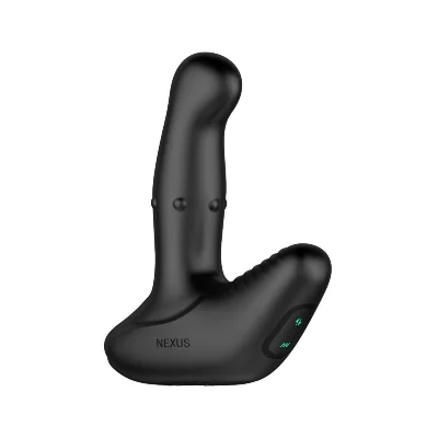 Масажер простати Nexus Revo Ring, ротація, вібрація та масаж рухомим кільцем, пульт ДК
