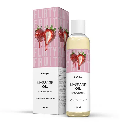 Масажна олія Satisfyer Massage Oil Strawberry 250 мл