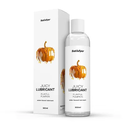 Лубрикант на водній основі Satisfyer Juicy Lubricant Playful Pumpkin water based 300 мл