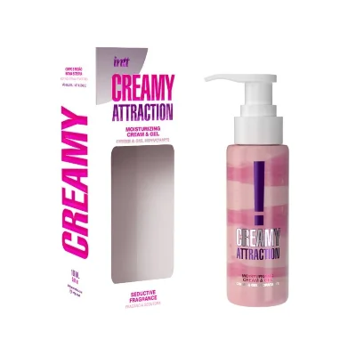 Зволожувальний крем-гель 2в1 Intt Creamy Attraction Seduction 100 мл з ароматом-афродизіаком, унісекс