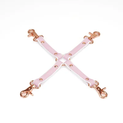 Хрестовина Liebe Seele White & Pink Leather Hogtie