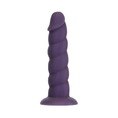 Фалоімітатор Fantasy by Addiction Unicorn Dildo 7” Purple, віброкуля в подарунок