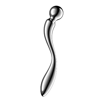 Металевий дилдо Satisfyer Star Force 2, двосторонній, можна нагрівати та охолоджувати