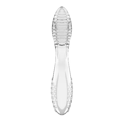 Двосторонній скляний дилдо Satisfyer Dazzling Crystal 2 Transparent