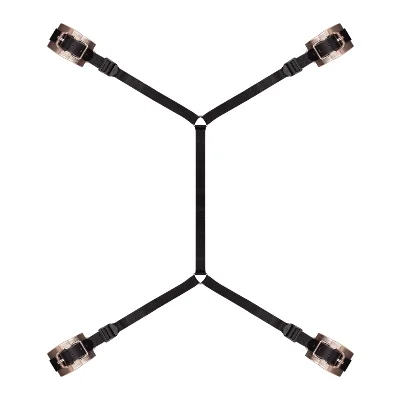 Фіксатор рук і ніг для ліжка Rosy Gold - Under-Mattress Restraint Set