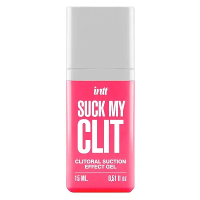 Смоктайзер для клітора Intt Suck My Clit Wild Strawberry (15 мл), полуниця, гель з ефектом посмоктування