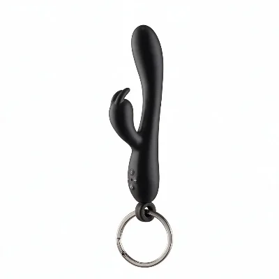 Брелок вібратор-кролик Diverty Sex Black