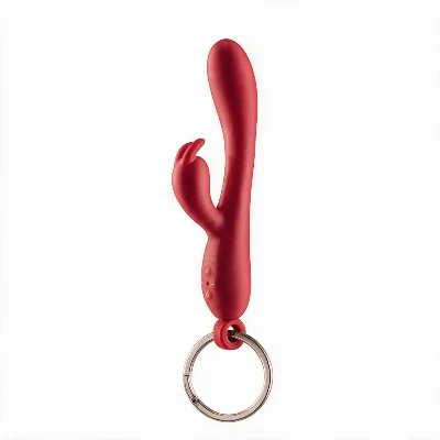 Брелок вібратор-кролик Diverty Sex Red