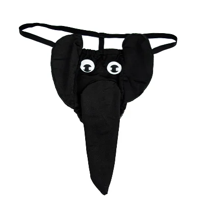 Мужские стринги Слоник S/M Black