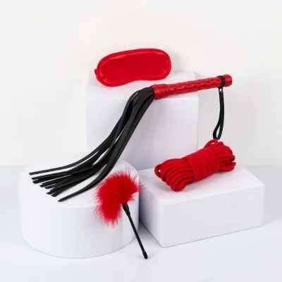 Набор Passion BDSM Leather Set, Red