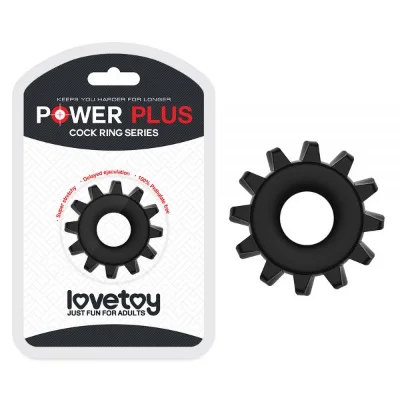 Мягкое и эластичное ерекционное кольцо без вибрации POWER PLUS Cockring