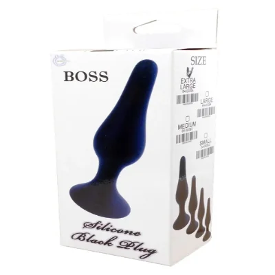 Анальный плаг Silicone Plug Black - Medium