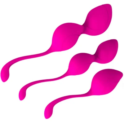 Набор вагинальных шариков Pink Kegel Set малиновый