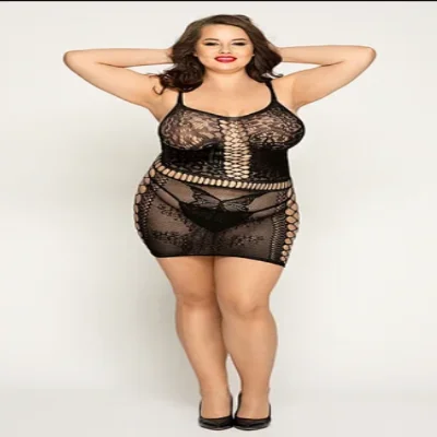 Платье сетка с бабочками XL/XXL