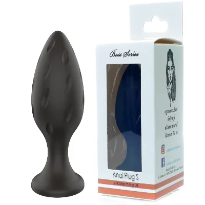 Анальний силиконовый плаг Boss Series - Silicone Anal Plug S 2,8 cm