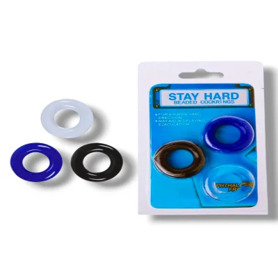 Набор 3 эрекционных кольца Stay Hard