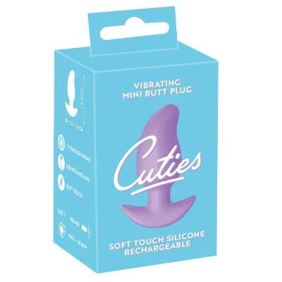 Анальная пробка с вибрацией Vibrating Mini Butt Plug Purple
