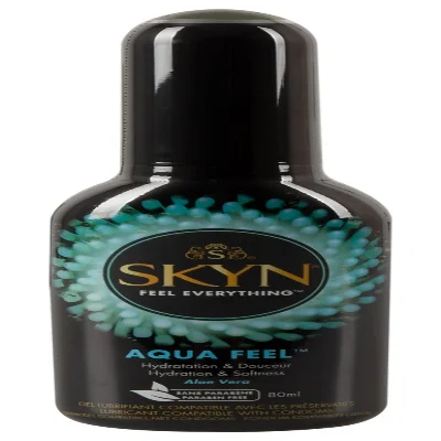 Лубрикант премиум-класса Aqua Feel SKYN на водной основе с алоэ вера и витамином Е 80ml
