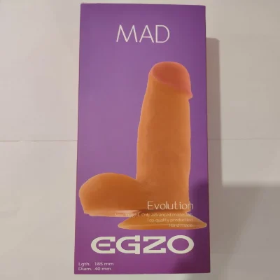 Фаллоимитатор EGZO Ciberskin DS004 ( 18,5 см х 4 см )