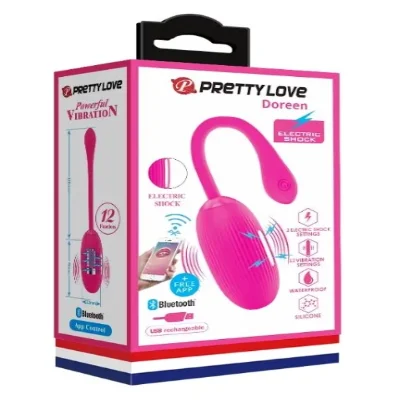 Виброяйцо с электростимуляцией, управляемое смартфоном Pretty Love - Doreen