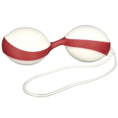 Вагинальные шарики Amor Gym Balls white-red
