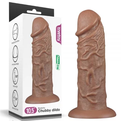 Фаллос-гигант на присоске 10.5 King-sized Dildo, Brown