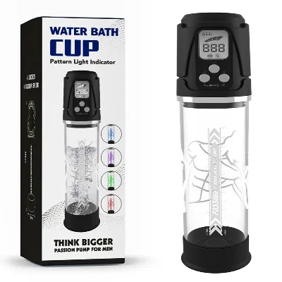 Вакуумная помпа для пениса CANWIN P419AU автоматическая, водонепроницаемая, с USB