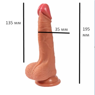 Фаллоимитатор "Diego penis", телесный